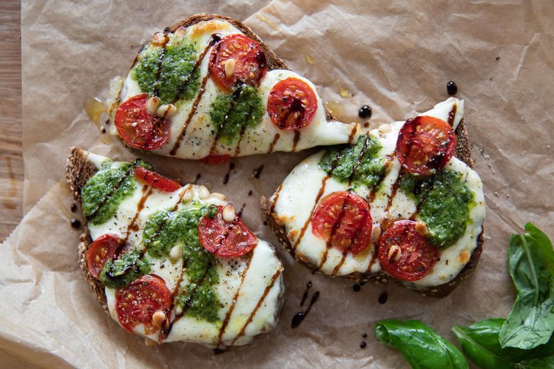 Pesto and Mozzarella