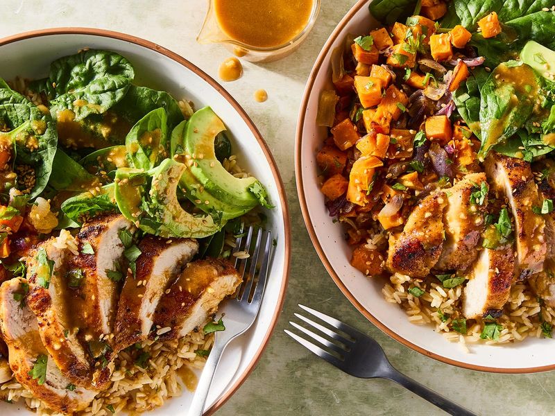 Chicken and Brown Rice Power Bowl