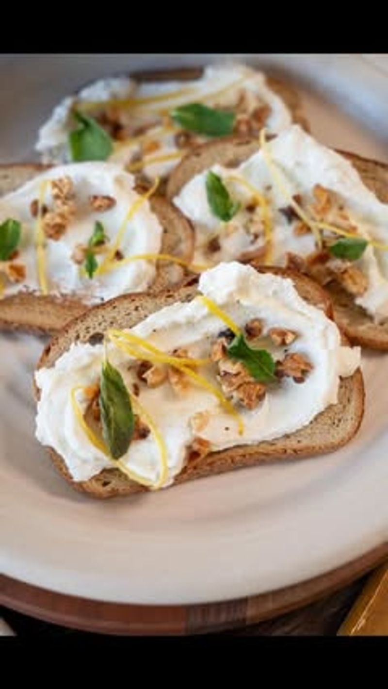 Ricotta and Honey with Walnuts