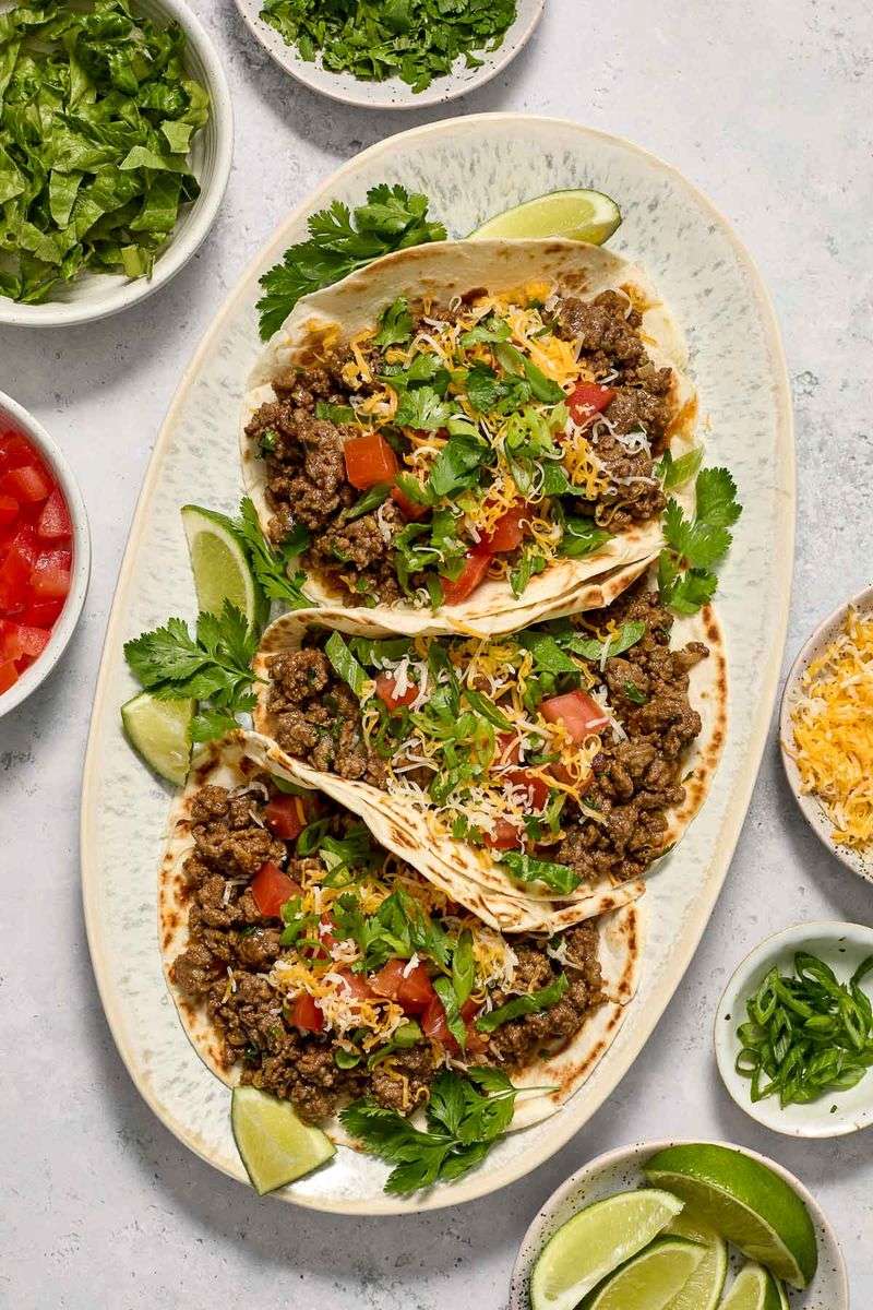 Tacos with Ground Beef