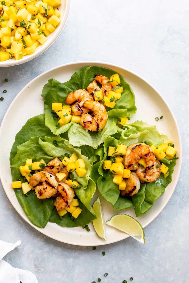 Shrimp Taco-Style Lettuce Wrap