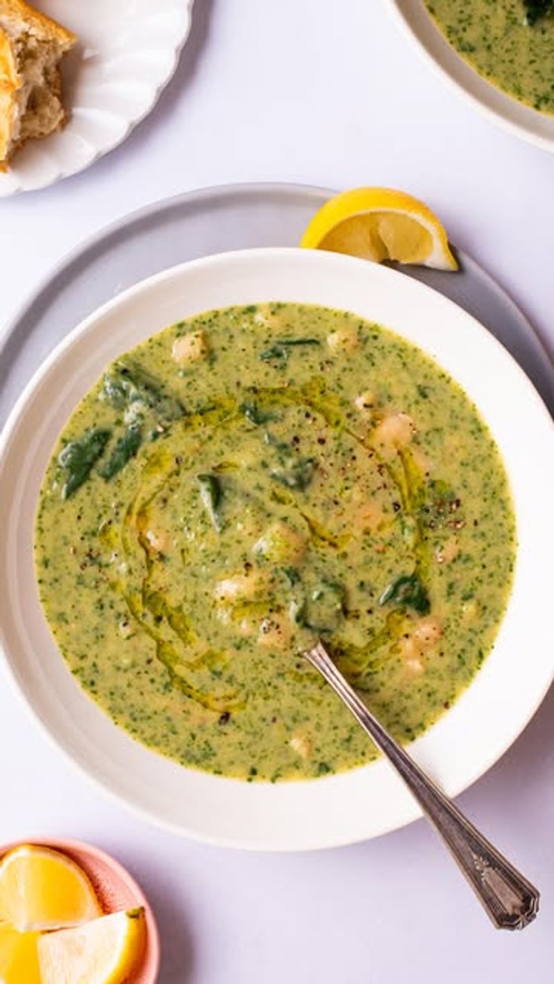 Creamy White Bean and Spinach Soup