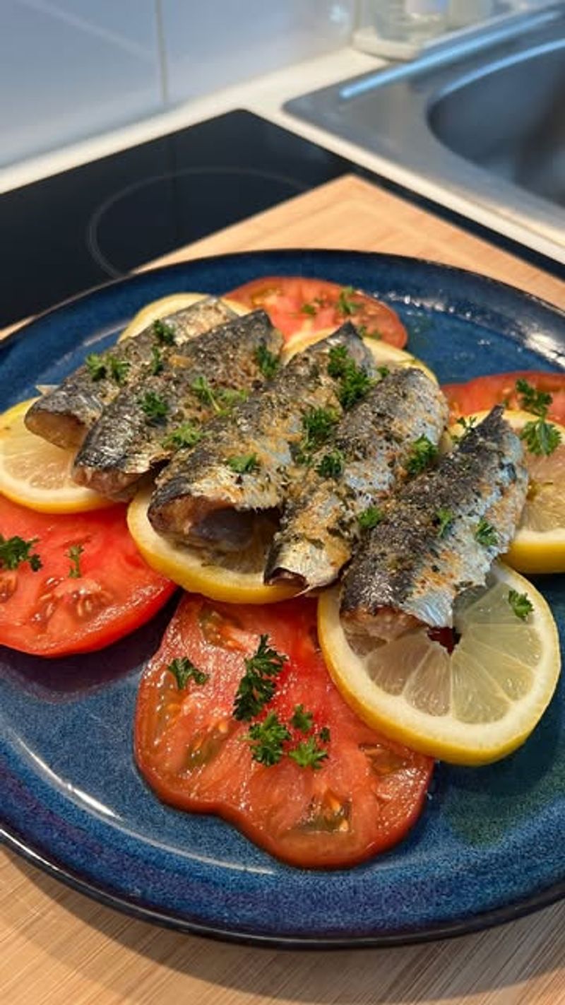Grilled Sardines with Ezme Salsa