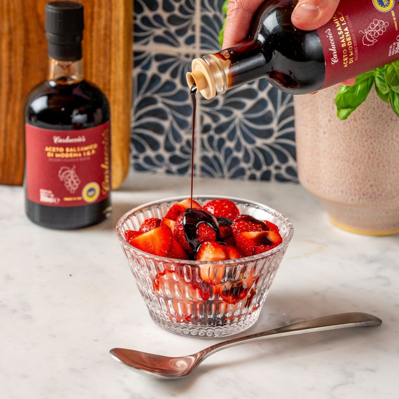 Balsamic Vinegar and Strawberry Biscuit