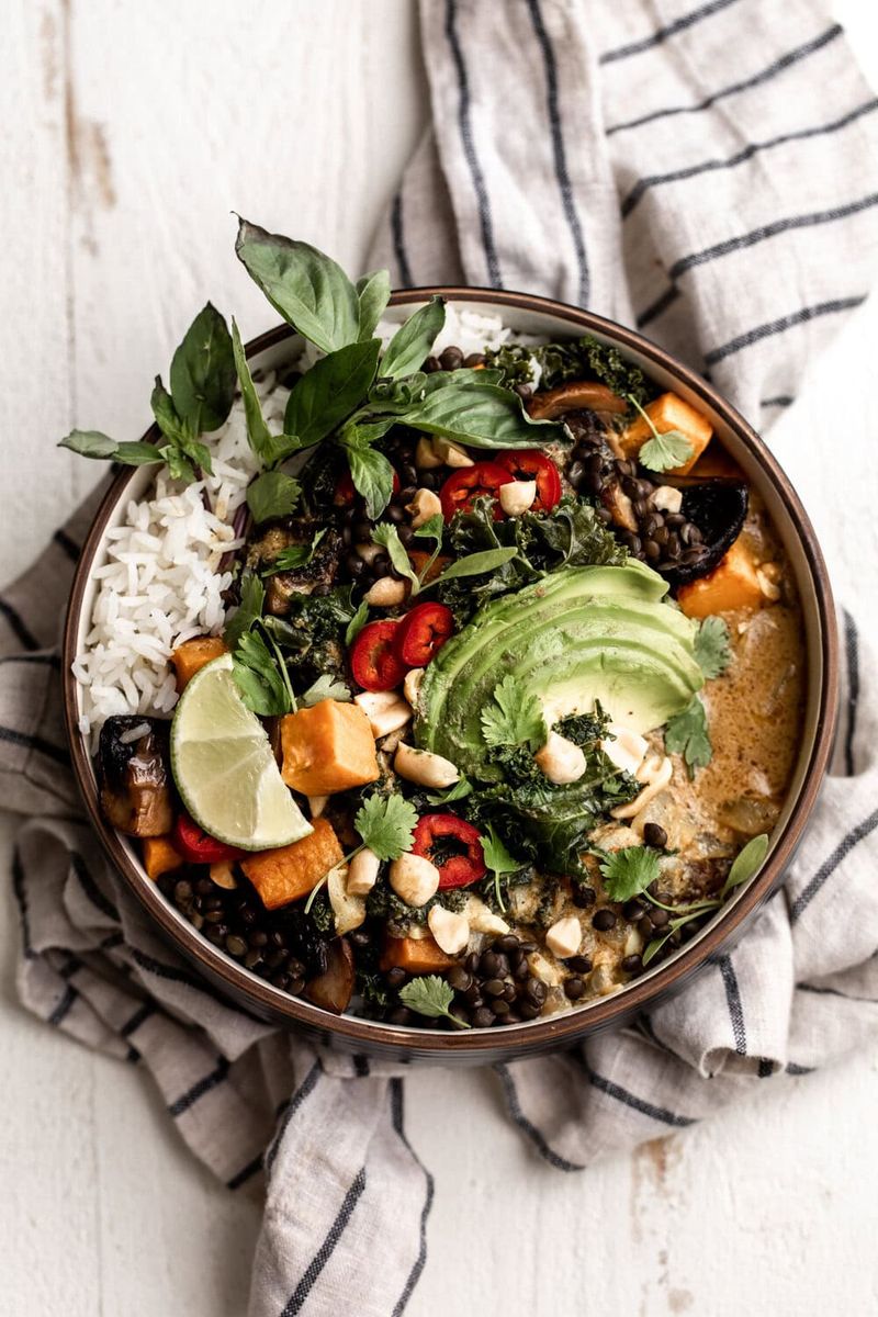 Lentil and Brown Rice Detox Bowl