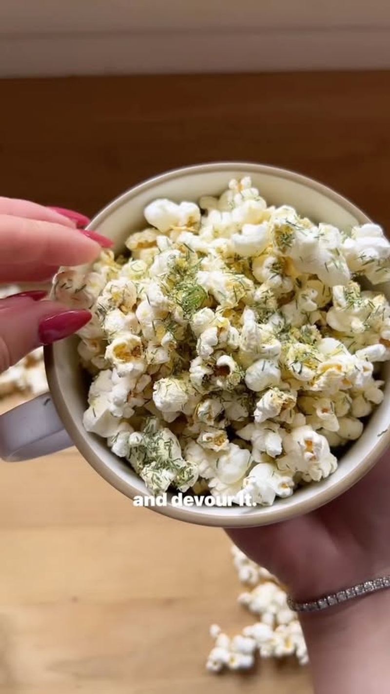 Caesar Salad Flavored Popcorn