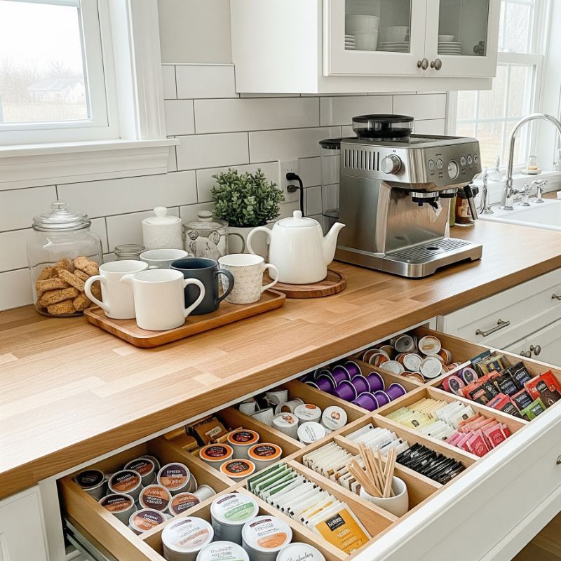 Create a Coffee and Tea Station