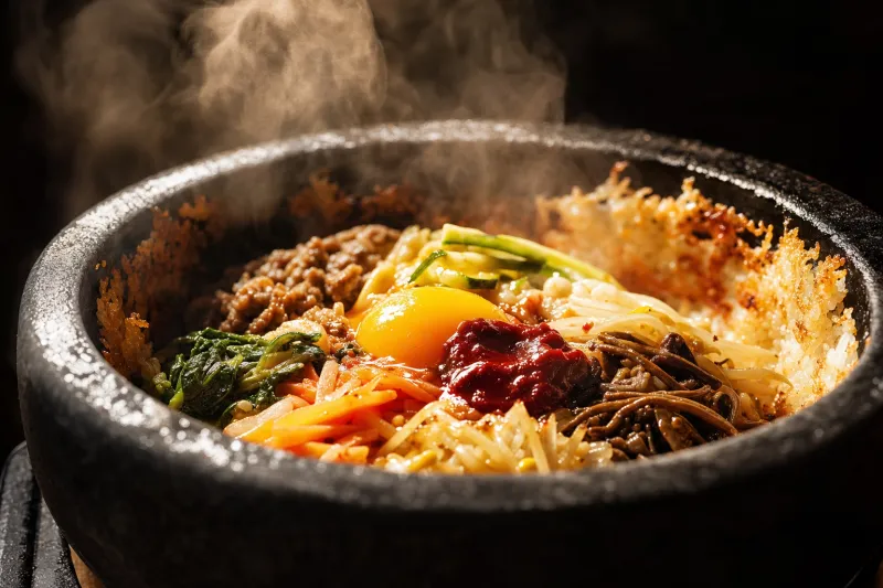 Upside-Down Bibimbap Bowl