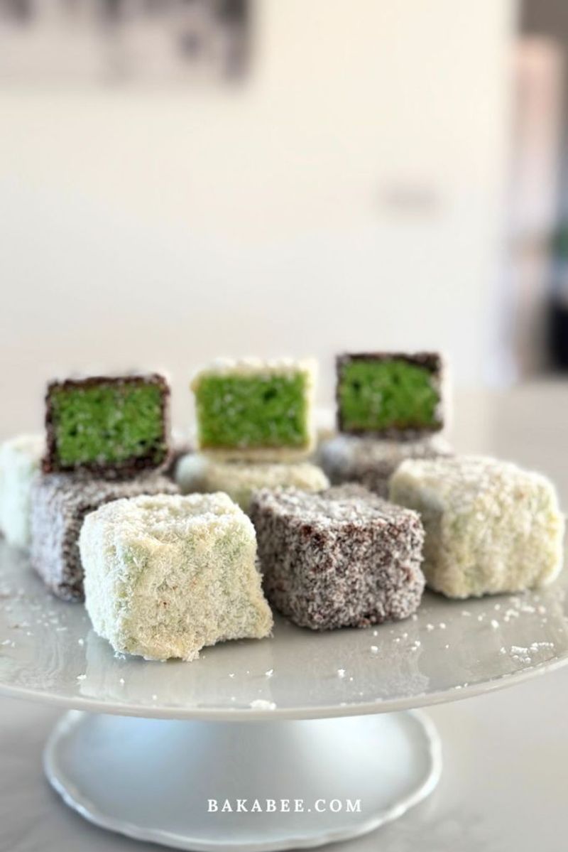 Coconut Lime Lamingtons
