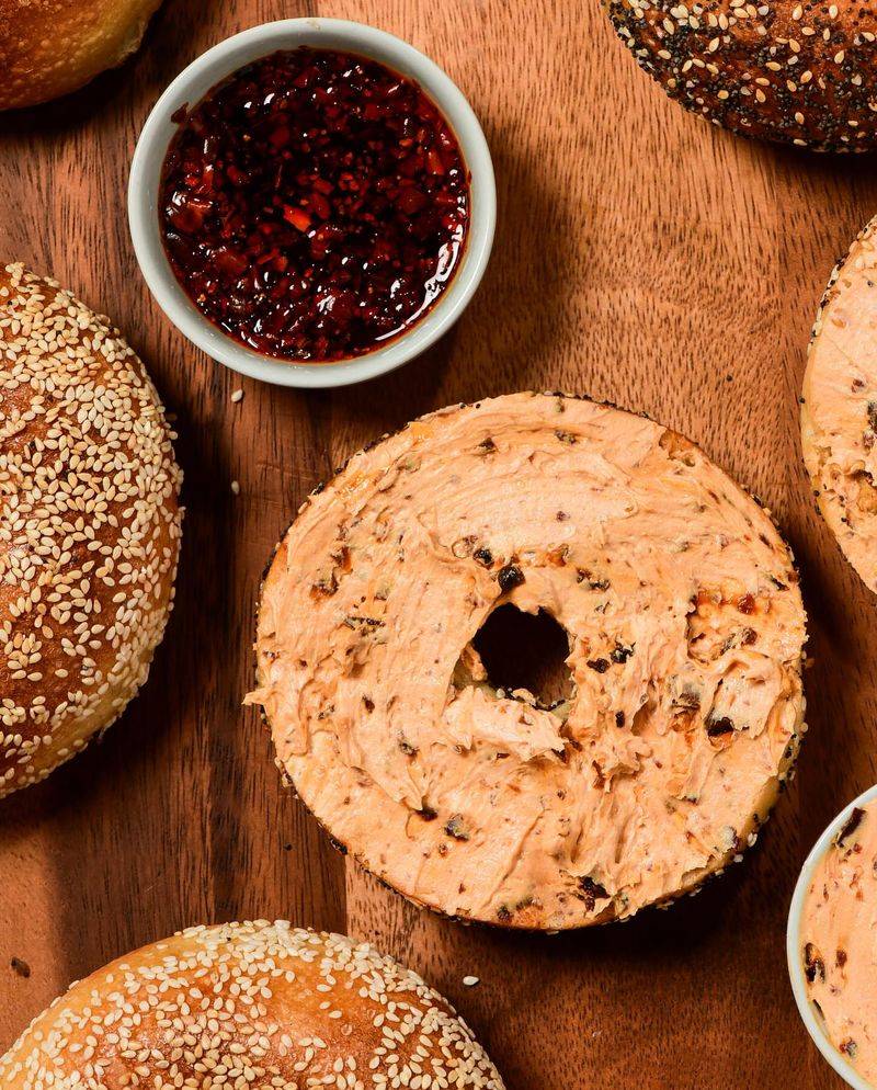Cream Cheese on Bagels