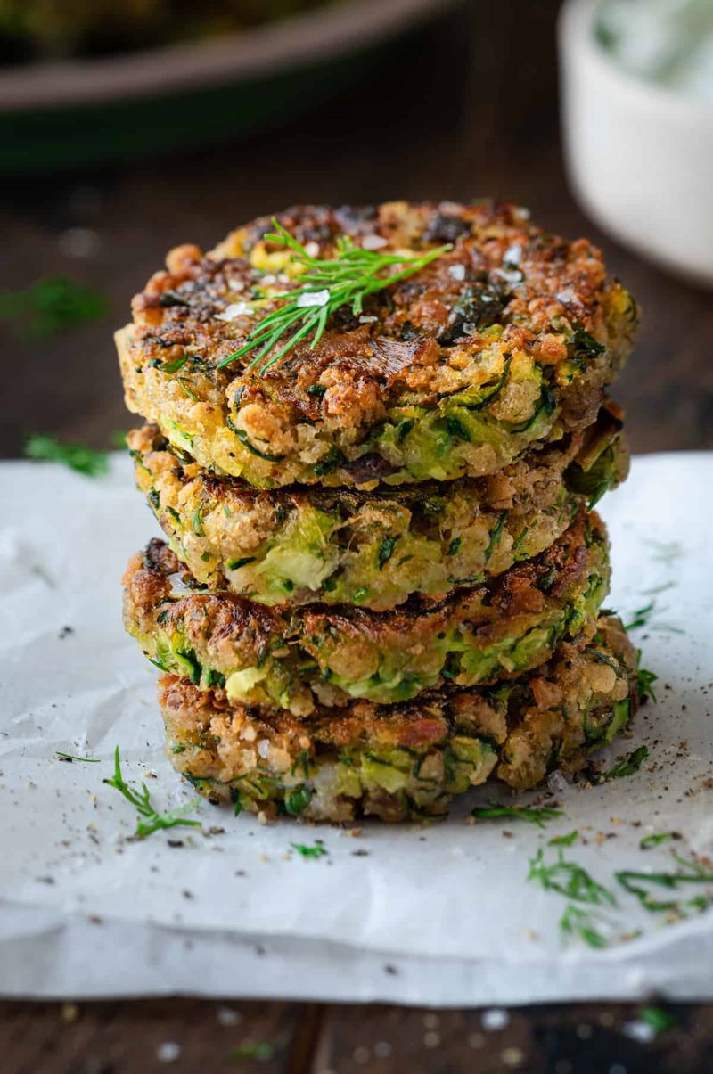 Baked Zucchini Fritters