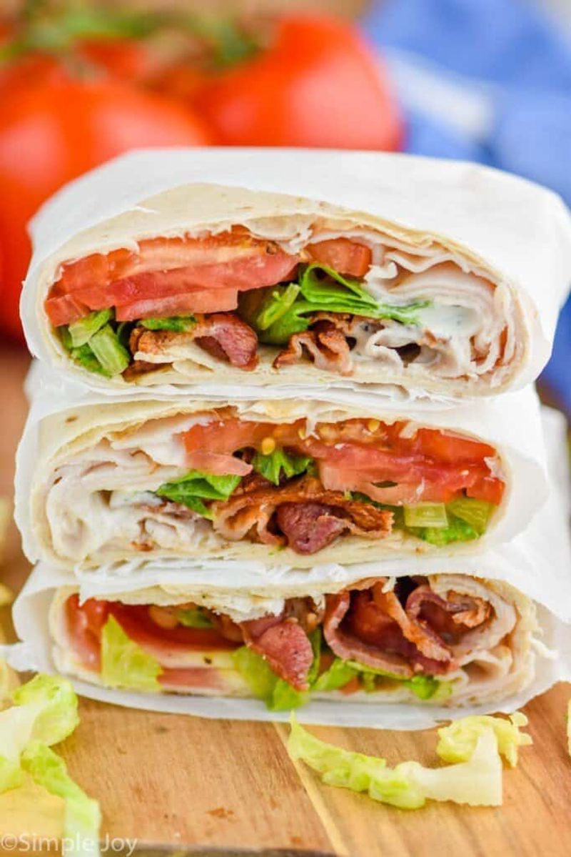 BLT Turkey Wrap with Avocado