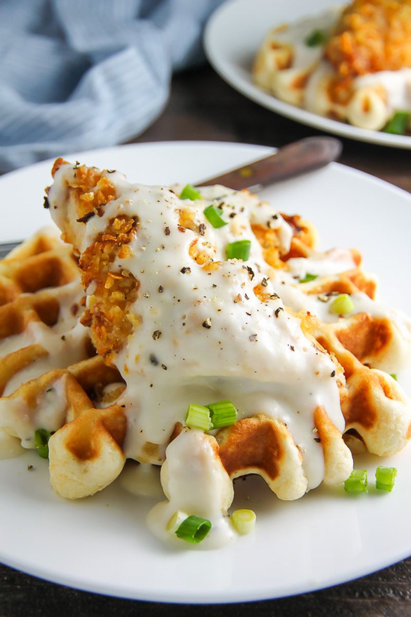 Waffles with Chicken