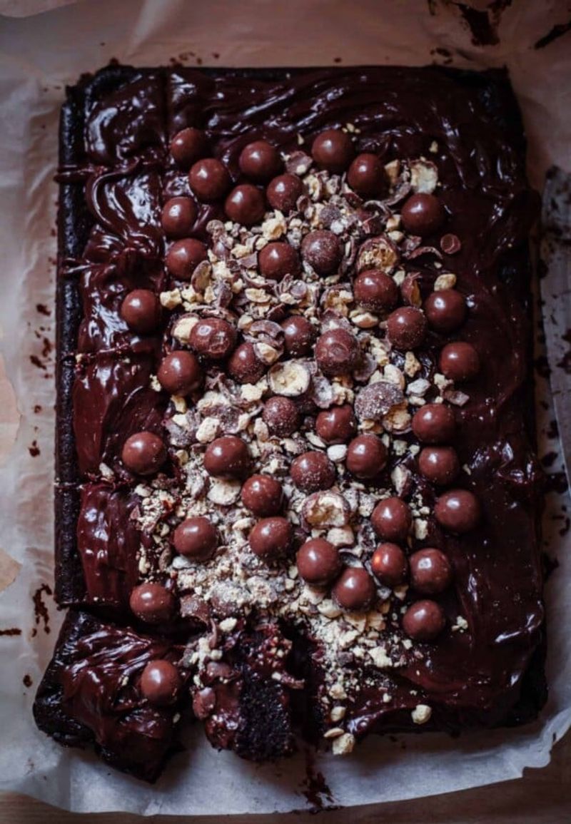 Malted Milk Traybake