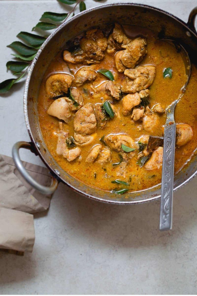 Curry Simmering on the Stove