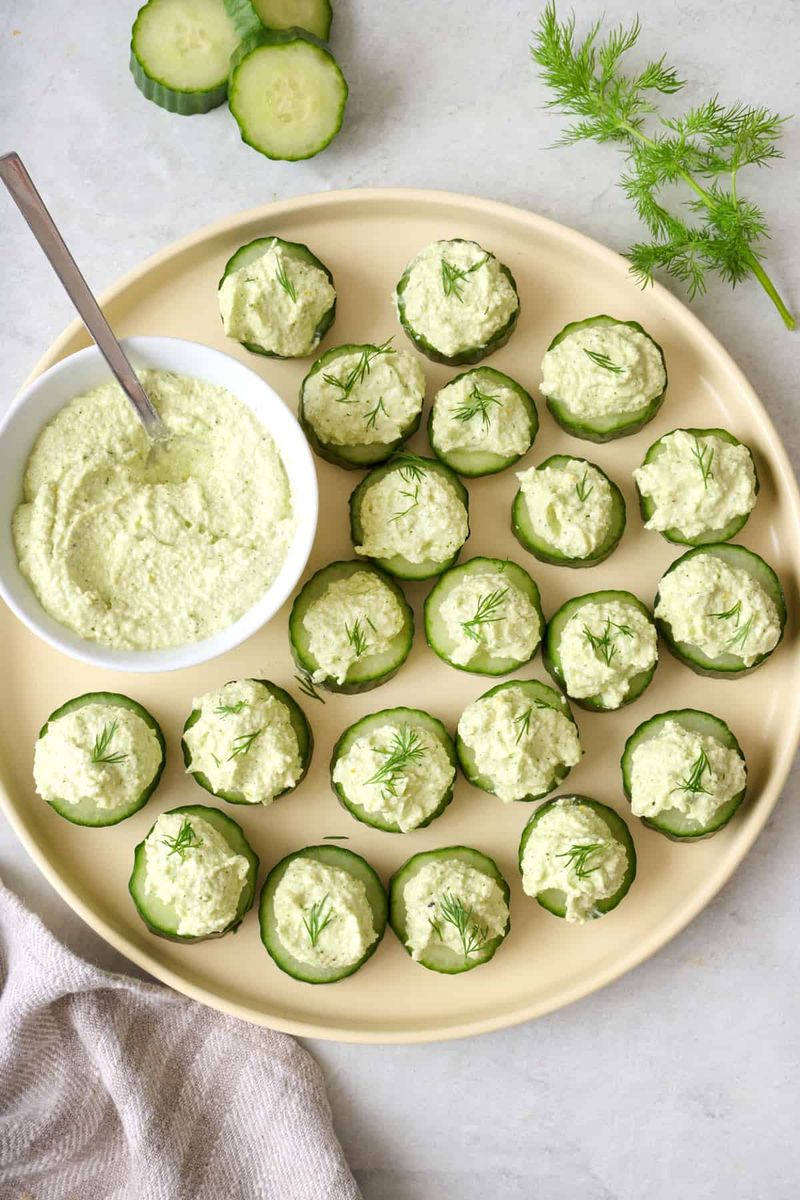 Sliced Cucumbers