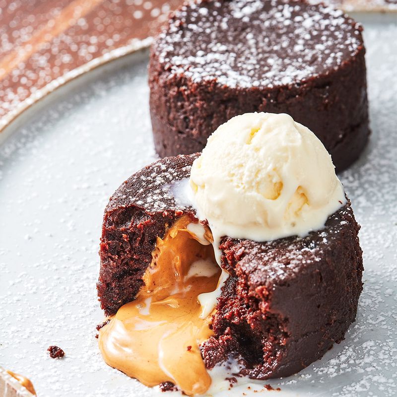Molten Peanut Butter Cookie Cups