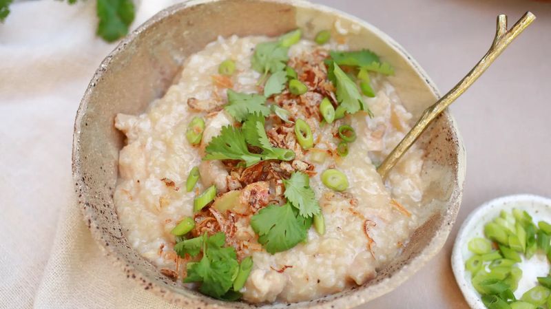 Gentle Ginger Chicken Congee