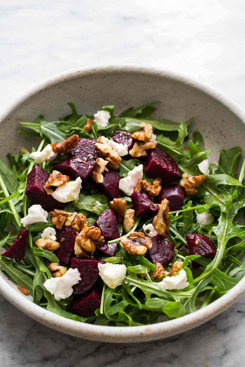 Roasted Beet and Goat Cheese Salad