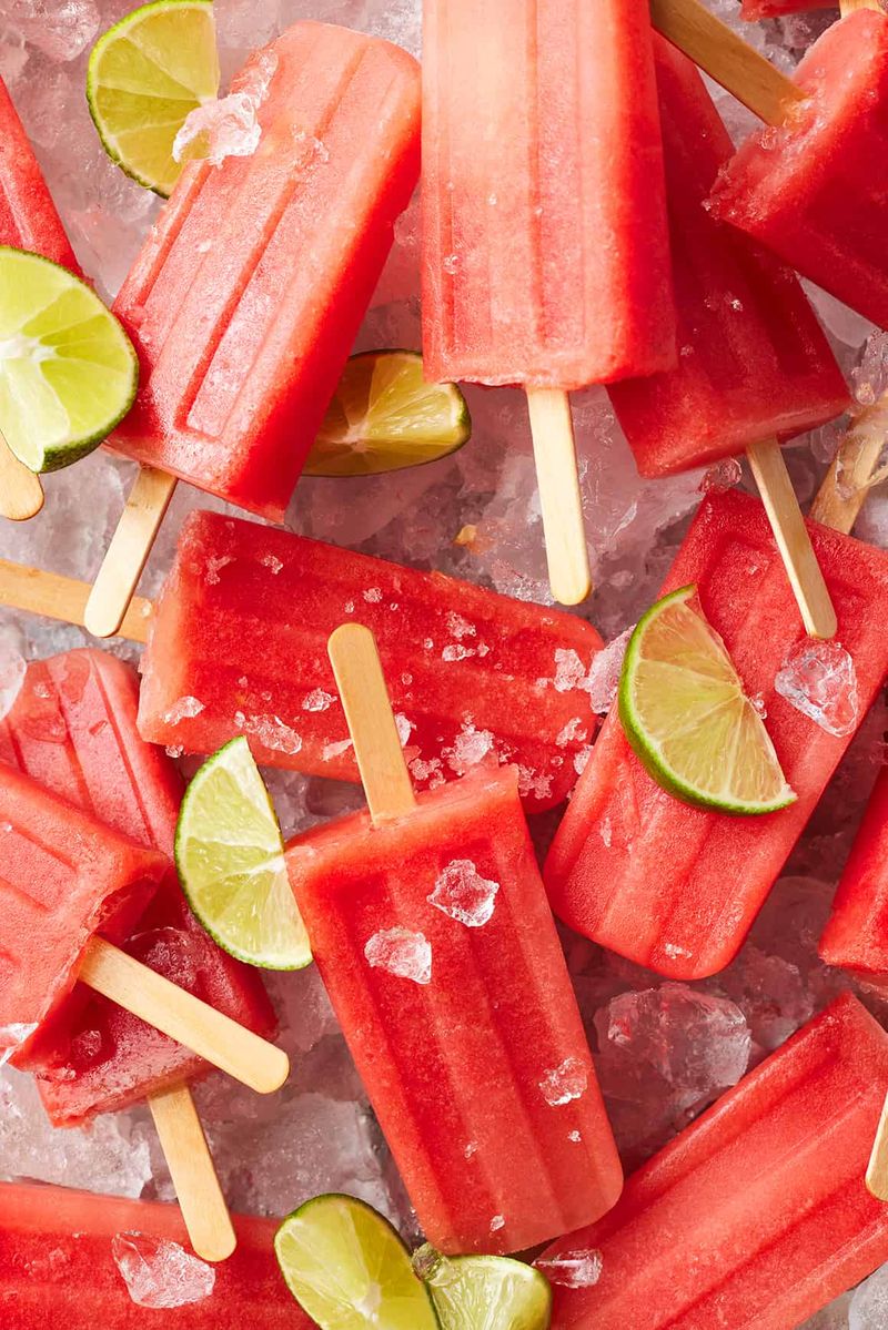 Frozen Watermelon Popsicles