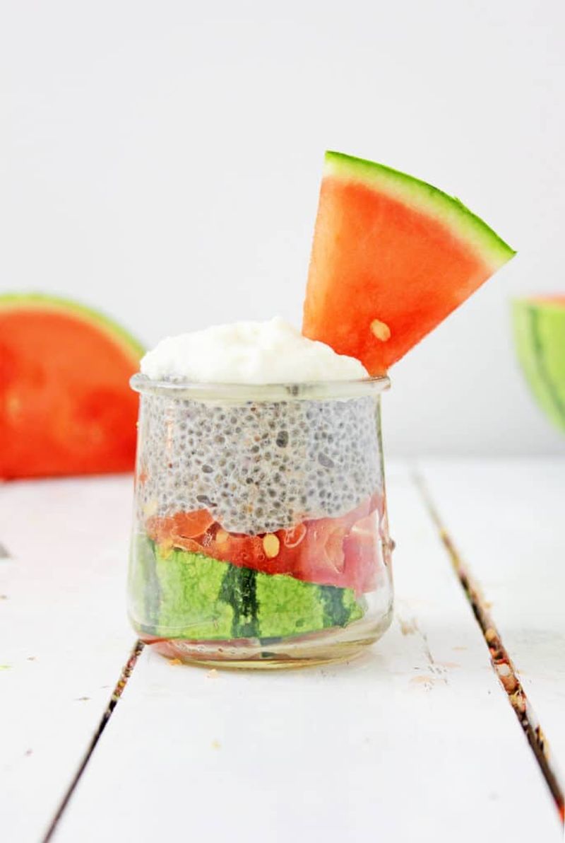 Watermelon Chia Pudding