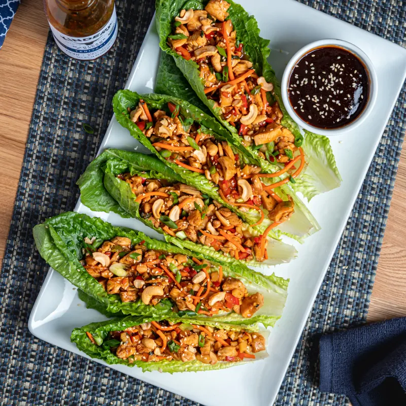 Mini Chicken Lettuce Wraps
