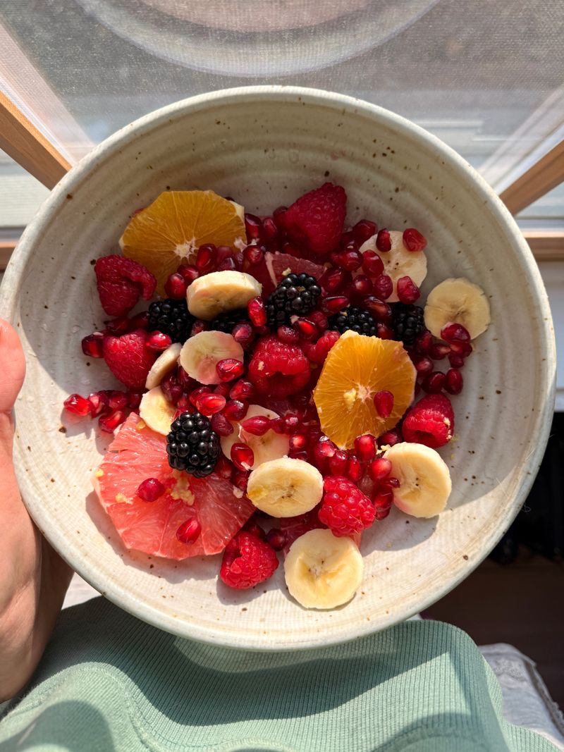 Raspberry and Pomegranate