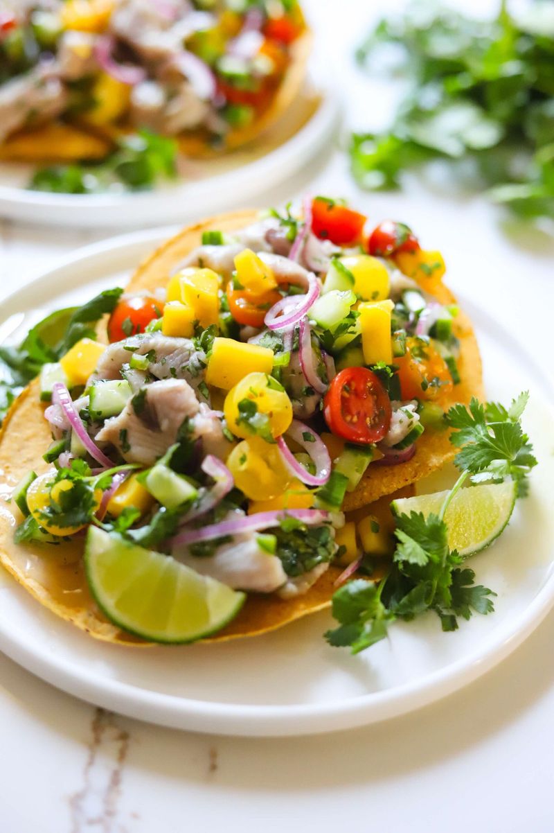 Geoduck Ceviche with Mango and Chili