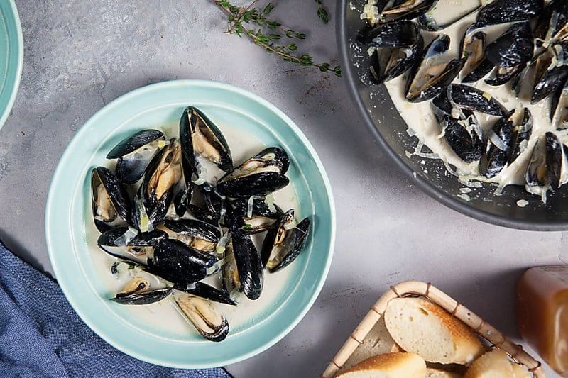Mussel and Cider Broth