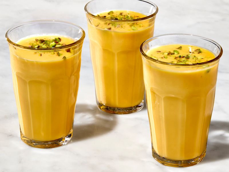 Make a Quick Mango Lassi With Two Ingredients