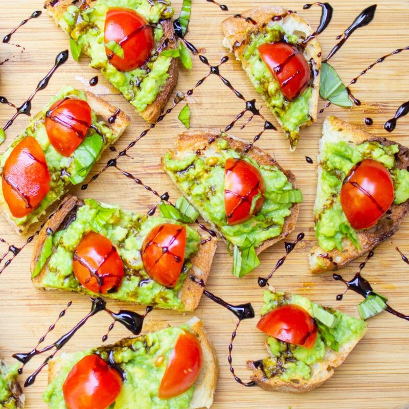 Mini Avocado Toast Bites