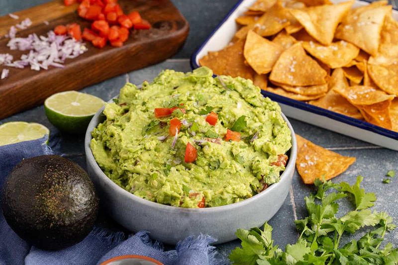 Guacamole and Salsa with Tortilla Chips