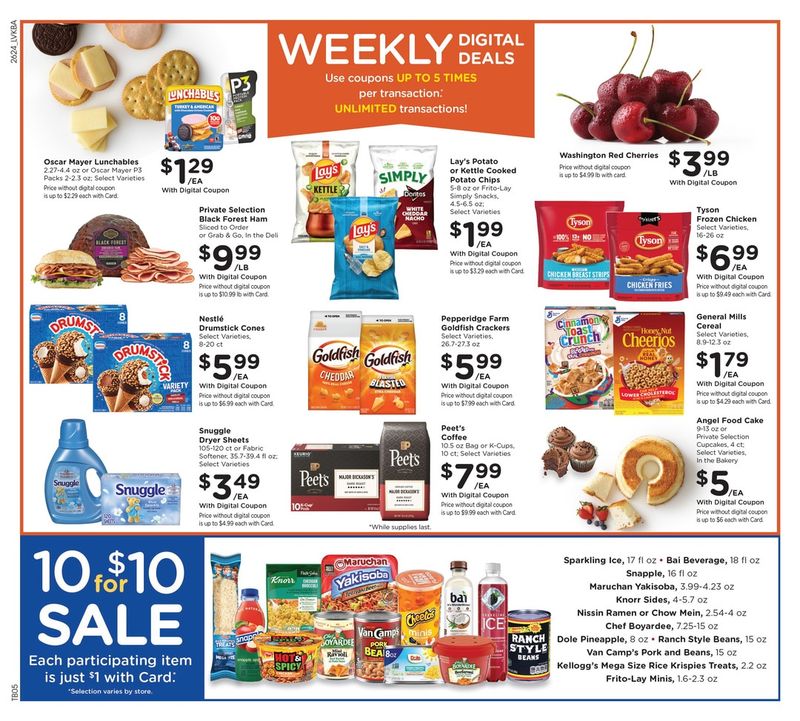 Take Advantage of Weekly Sales and Coupons