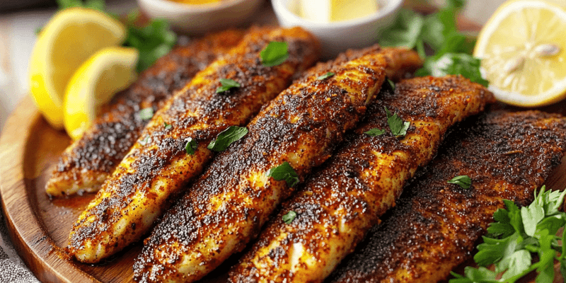 American Cajun Blackened Catfish