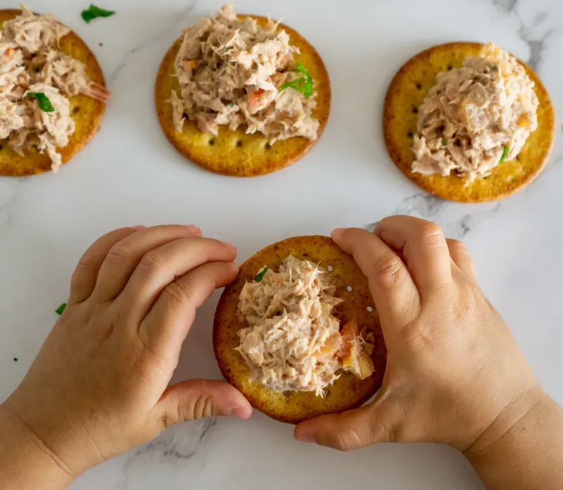 Tuna Salad on Crackers