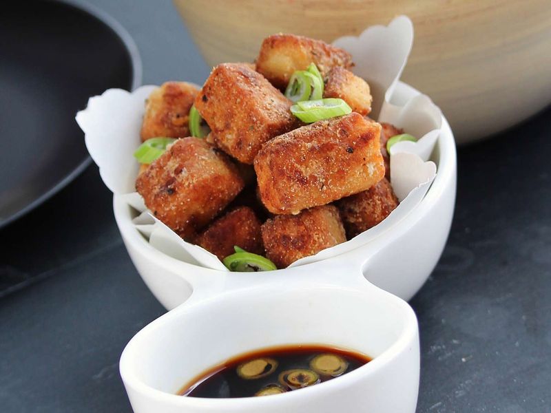 Crispy Fried Tofu Snacks from Japan