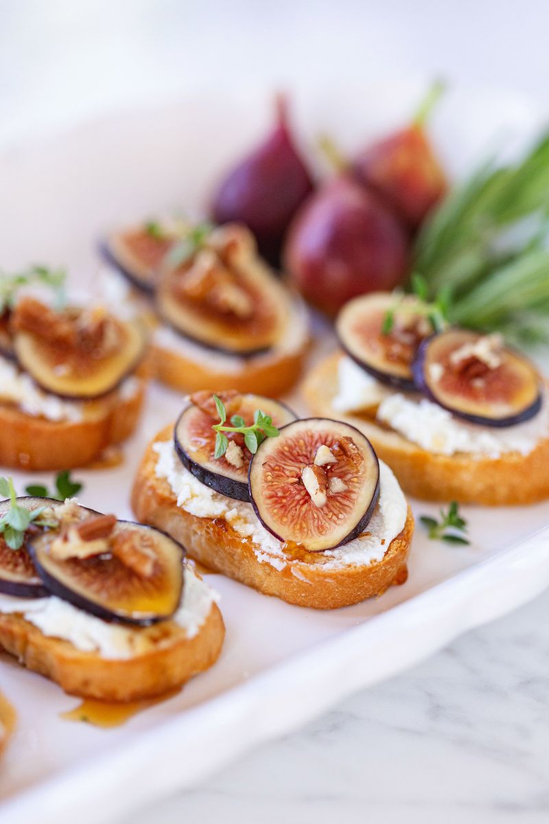 Fig and Goat Cheese Bruschetta