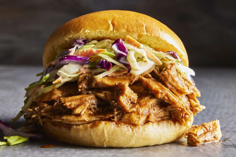 BBQ Pulled Chicken Sandwiches