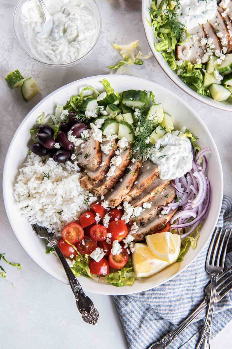 Greek Chicken Bowls