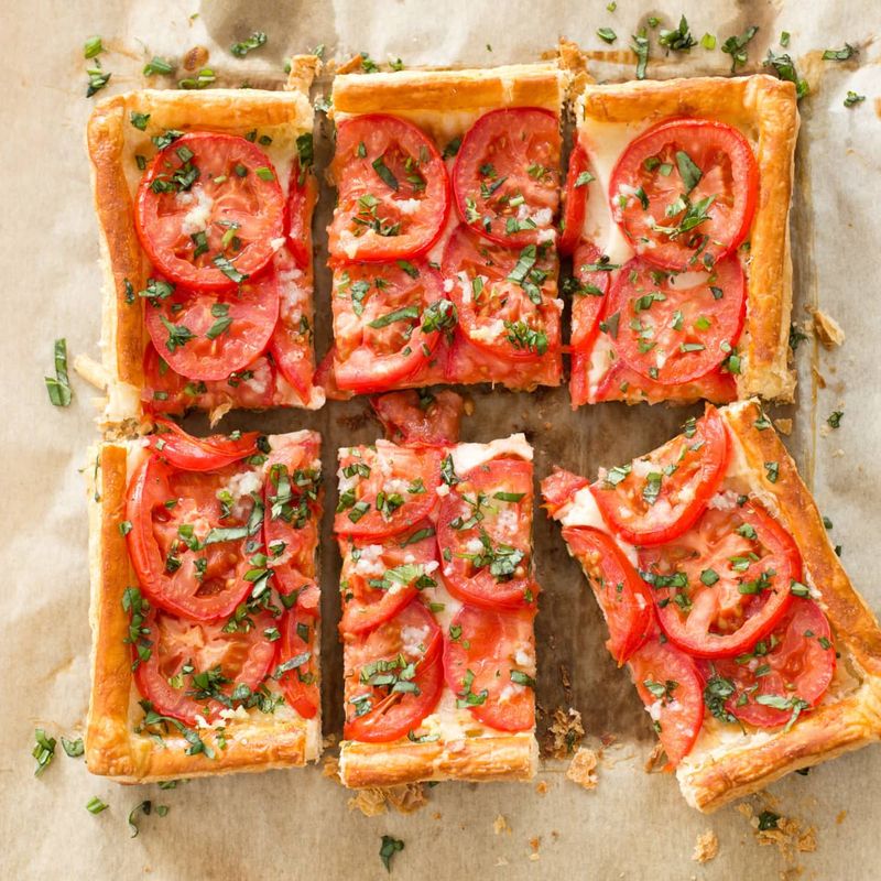 Tomato Mozzarella Tart