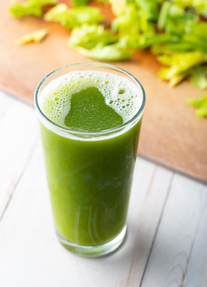 Celery Juice for a Morning Energy Boost