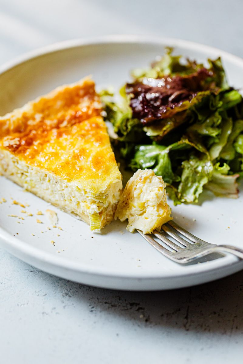 Classic Leek and Cheese Quiche