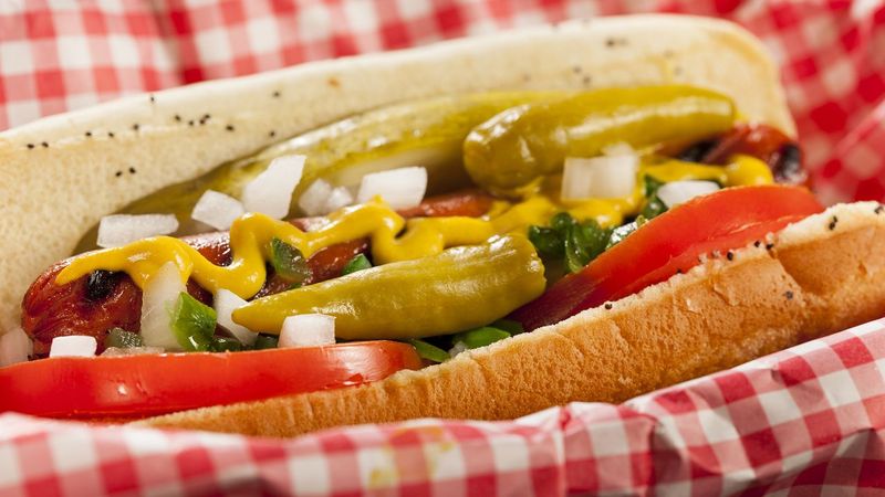 No Ketchup on Hot Dogs in Chicago, USA