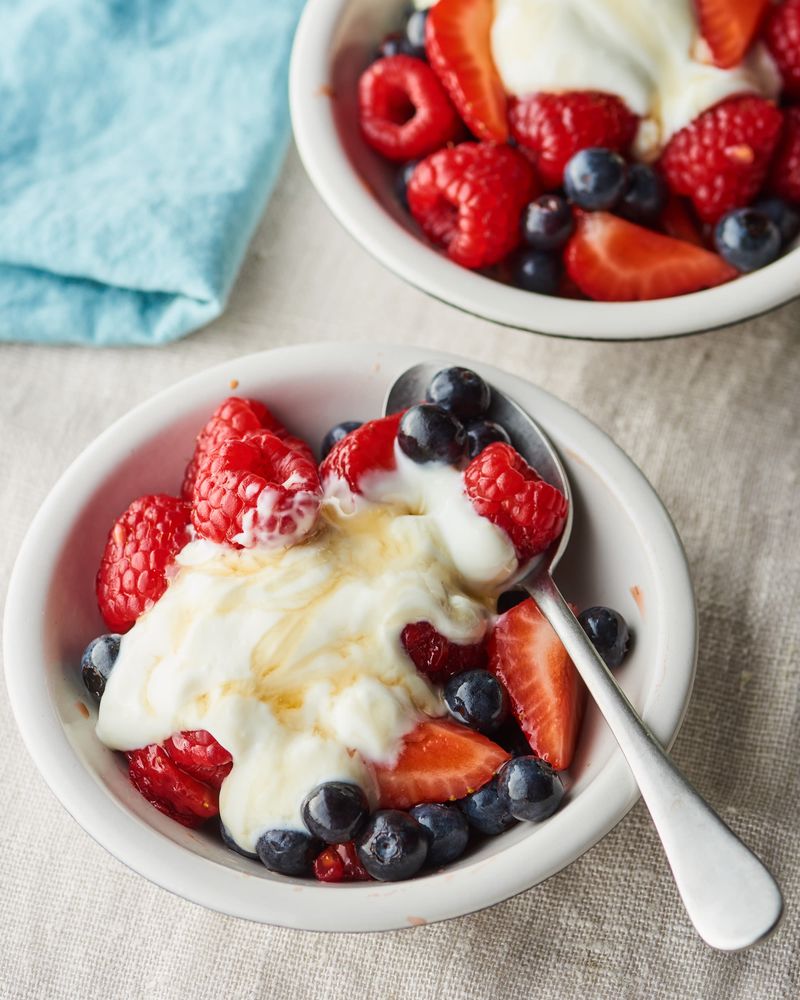 Greek Yogurt With Fresh Berries