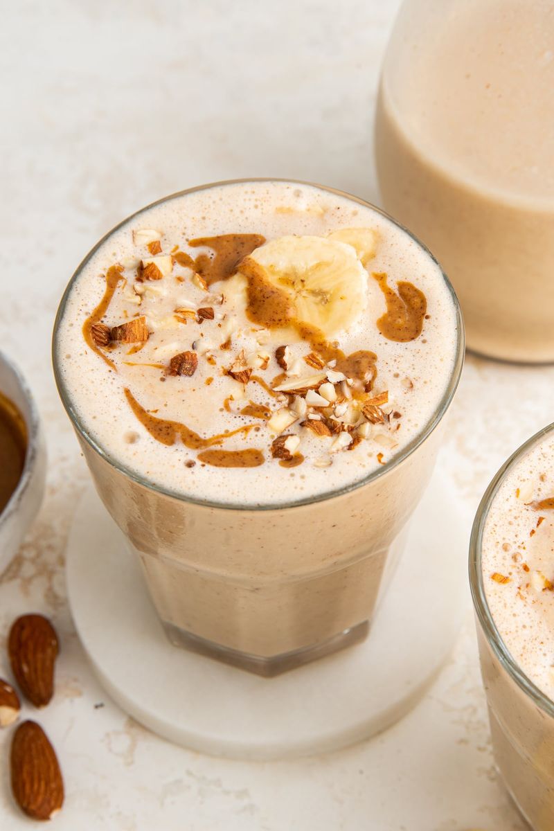 Almond Butter Banana Smoothie