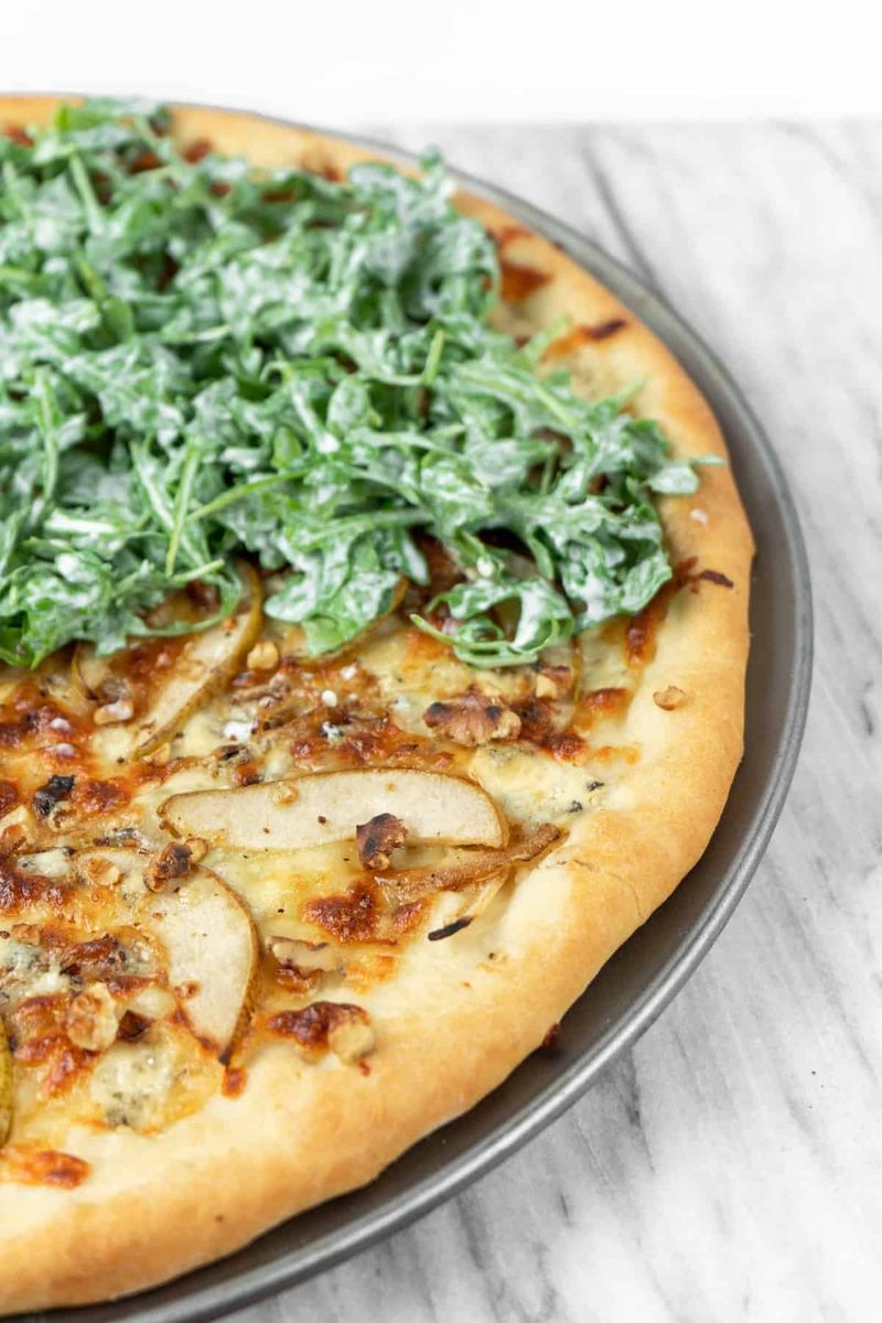 Pear and Gorgonzola Flatbread