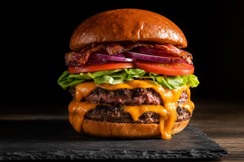 Towering Smash Burgers