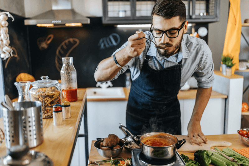 Always Tasting the Food While Cooking