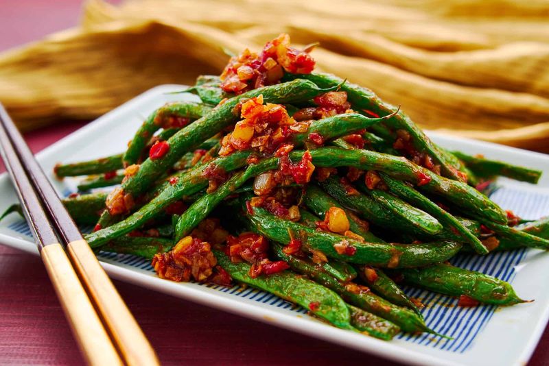Green Bean Stir-Fry With Garlic and Chili
