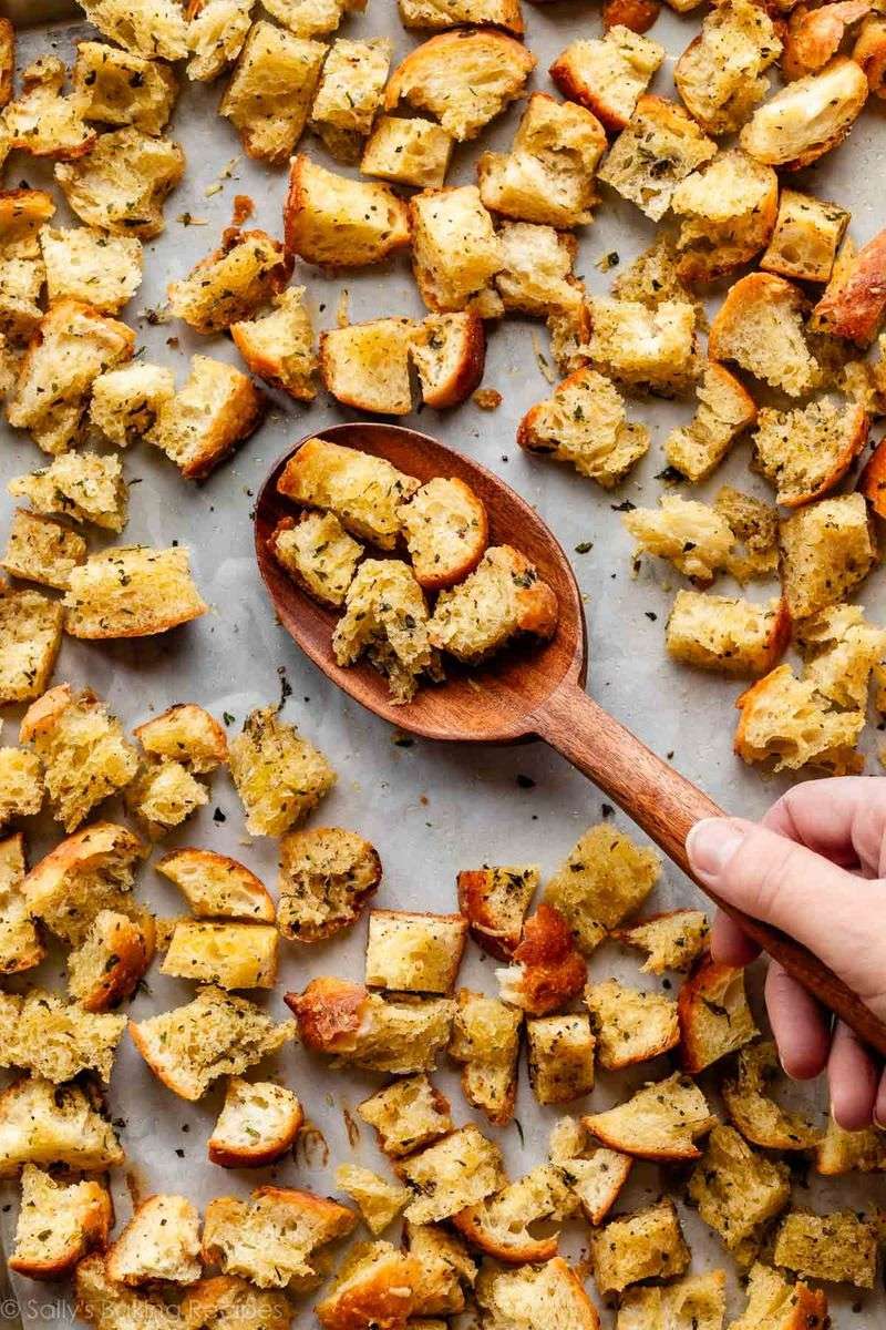 Toast Crispy Homemade Croutons
